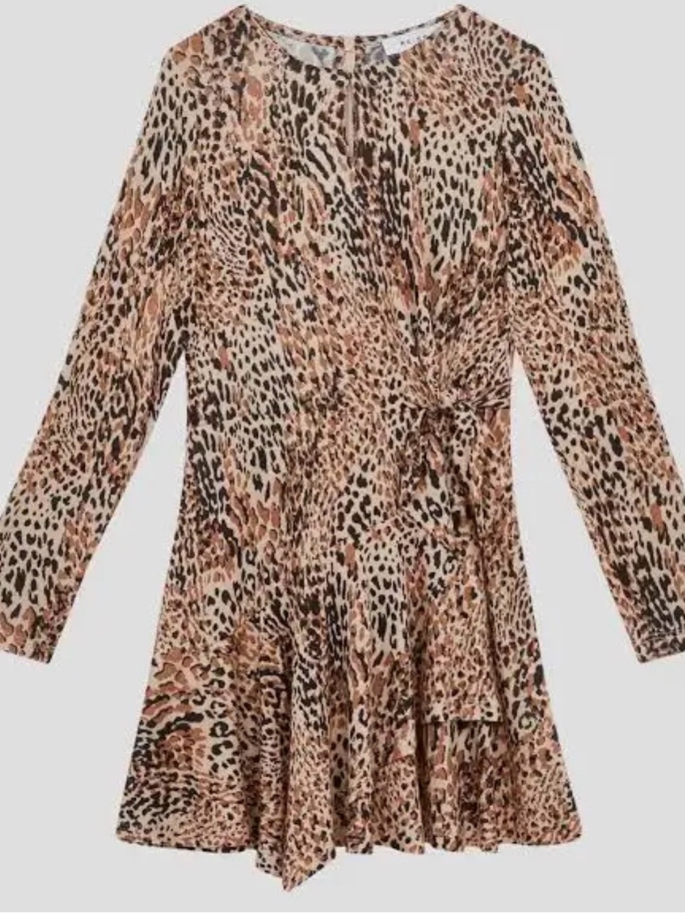 NWT Reiss leopard print jersey dress size 11-12 girls